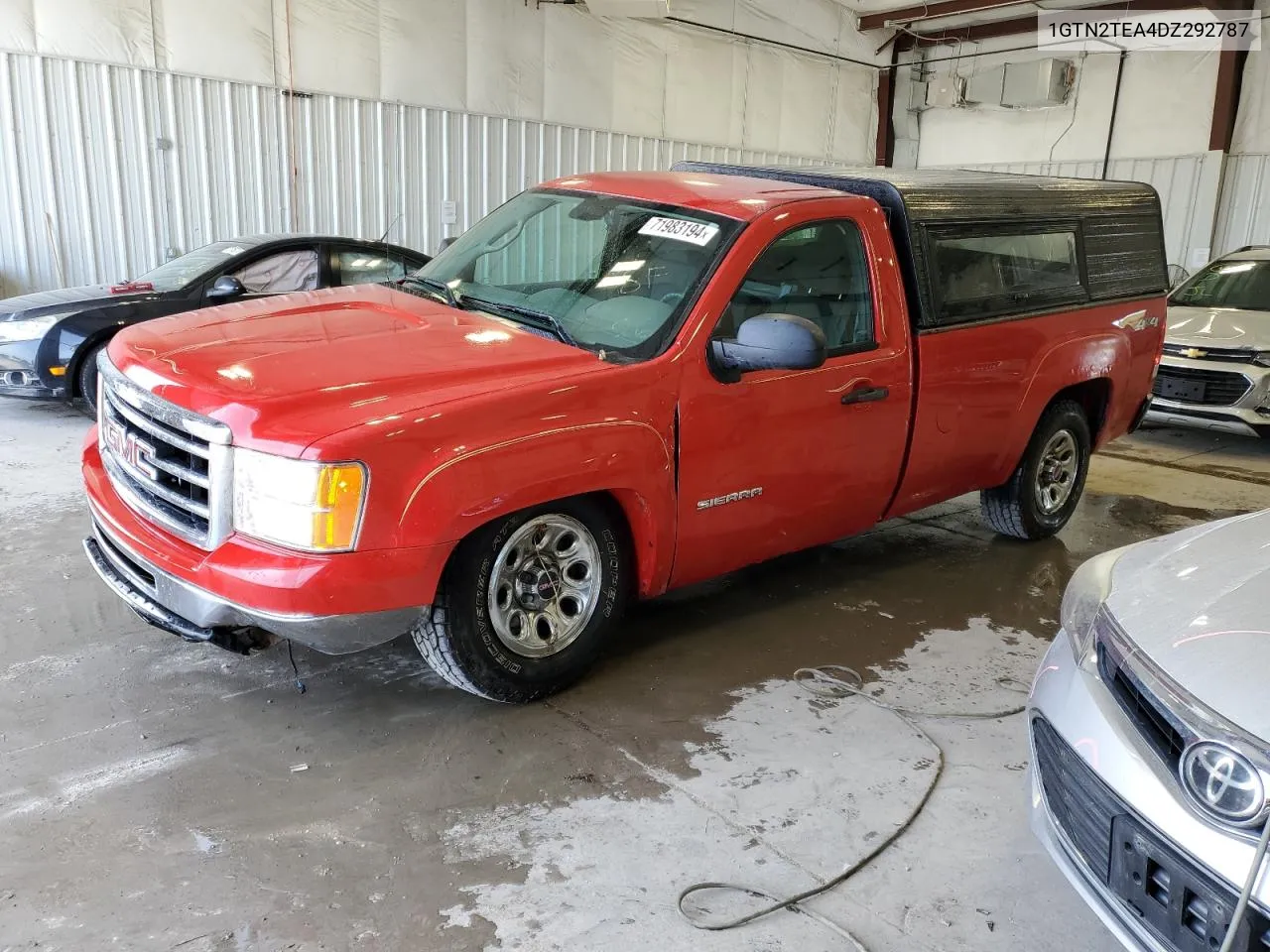 2013 GMC Sierra K1500 VIN: 1GTN2TEA4DZ292787 Lot: 71983194