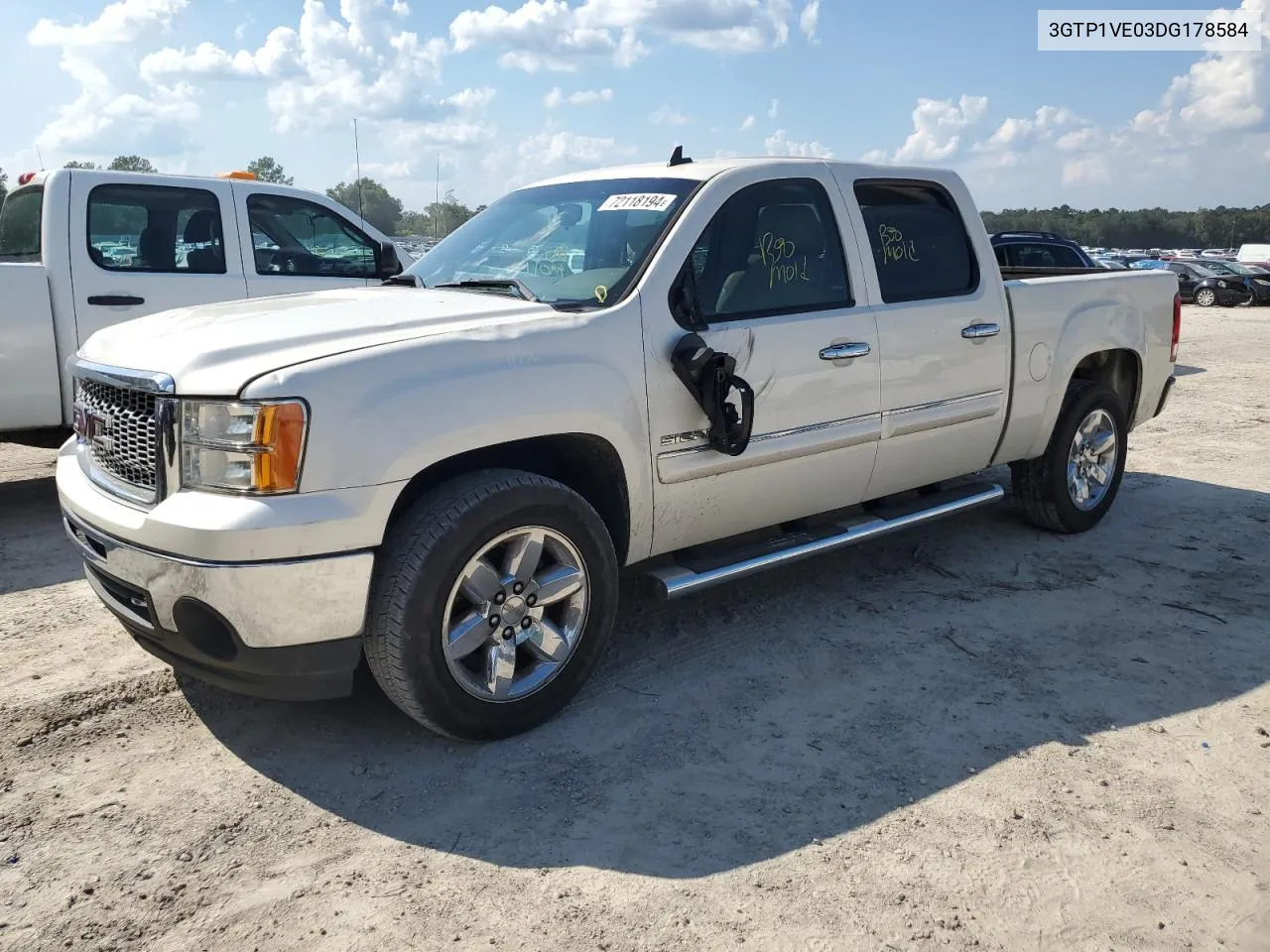 2013 GMC Sierra C1500 Sle VIN: 3GTP1VE03DG178584 Lot: 72118194