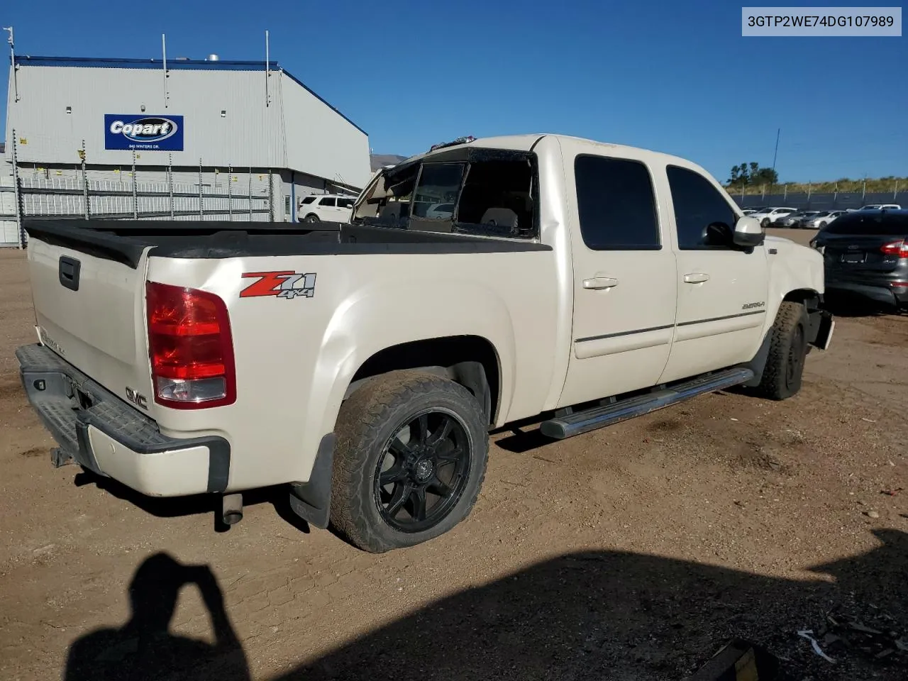 2013 GMC Sierra K1500 Slt VIN: 3GTP2WE74DG107989 Lot: 72180554