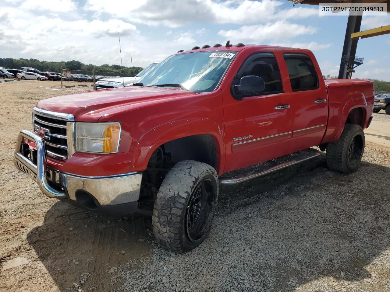 2013 GMC Sierra K1500 Sle VIN: 3GTP2VE70DG349513 Lot: 72820154