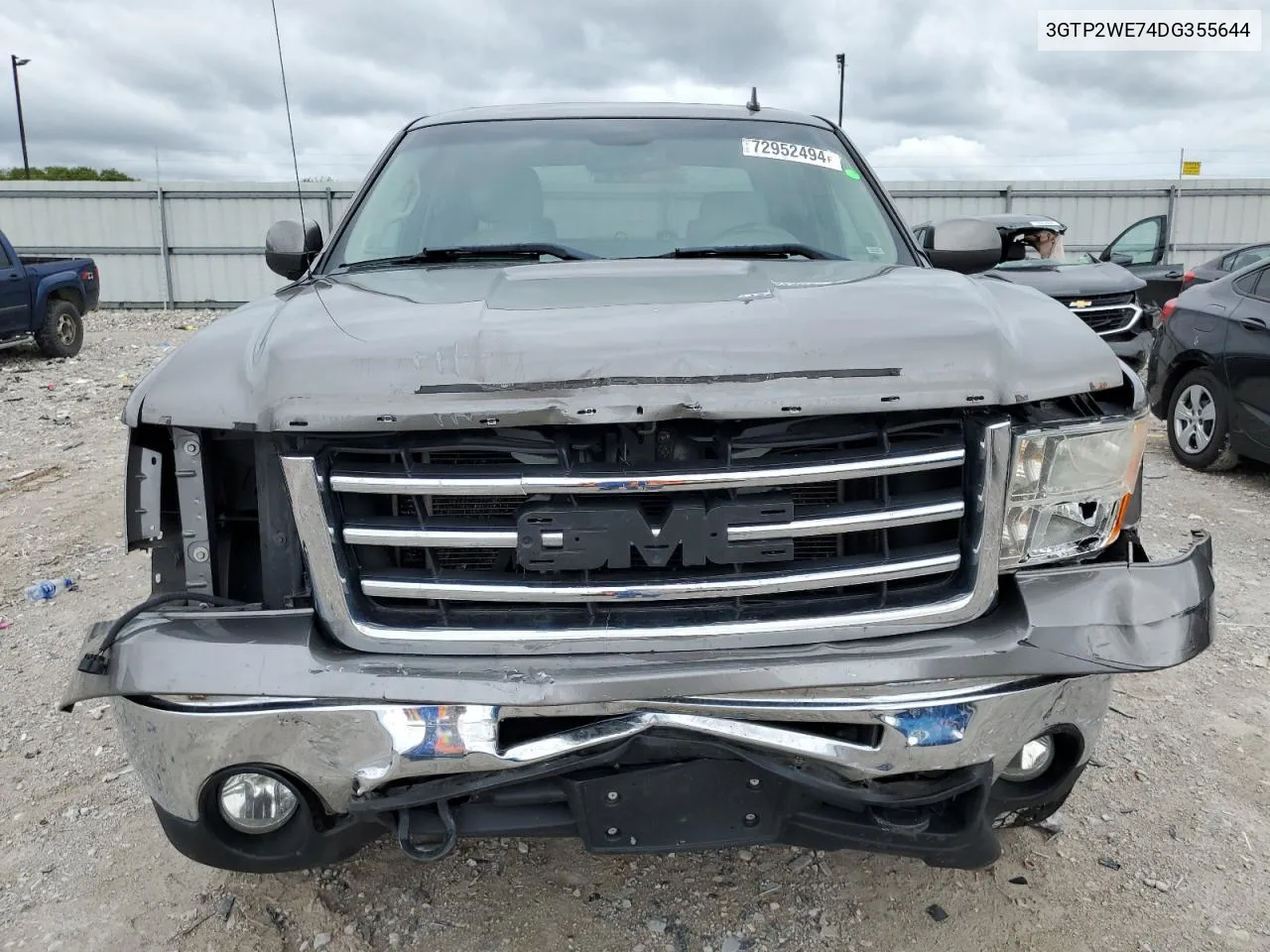 2013 GMC Sierra K1500 Slt VIN: 3GTP2WE74DG355644 Lot: 72952494