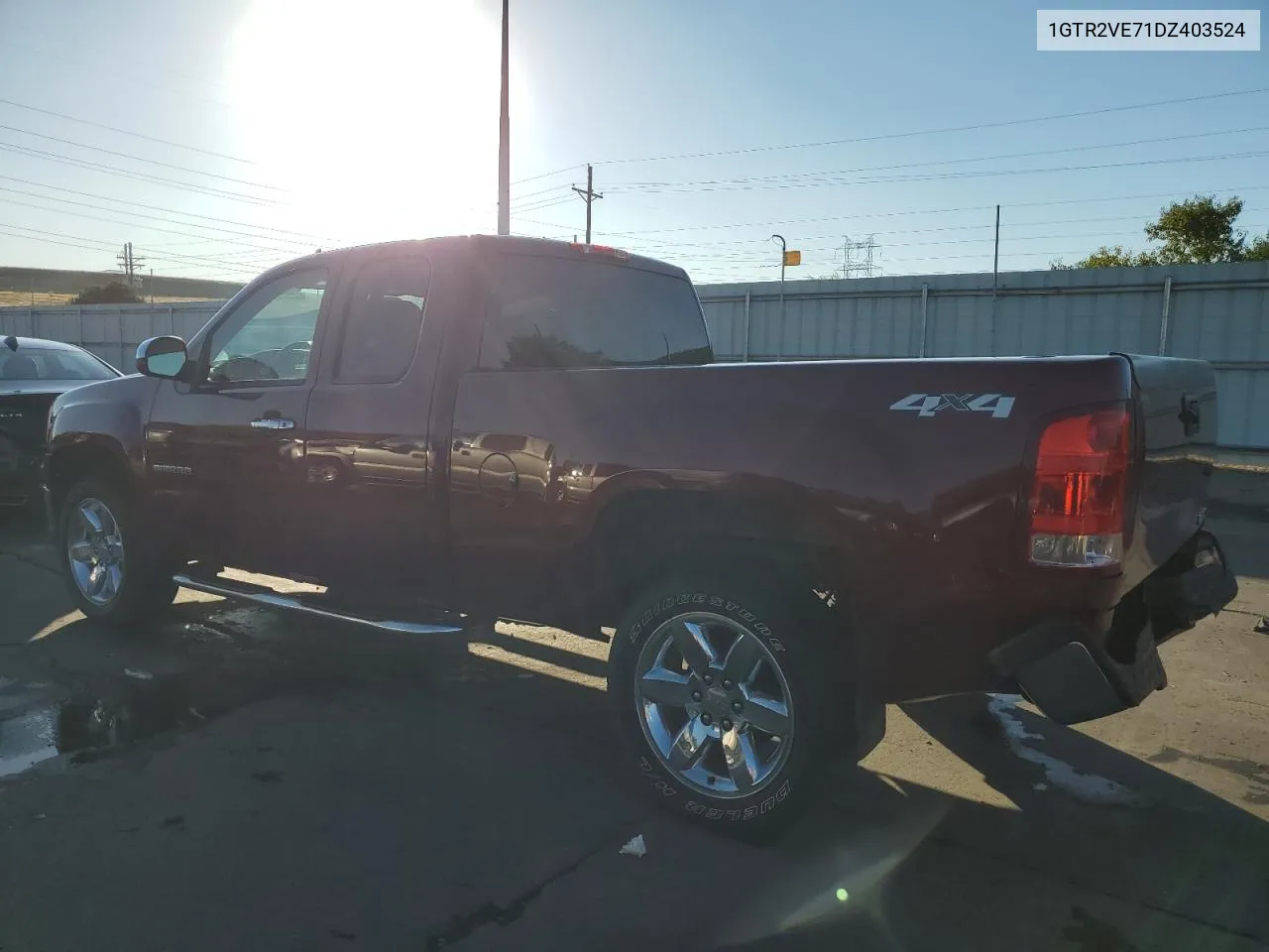 2013 GMC Sierra K1500 Sle VIN: 1GTR2VE71DZ403524 Lot: 73235684