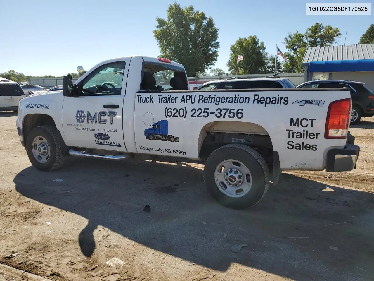 2013 GMC Sierra K2500 Heavy Duty VIN: 1GT02ZCG5DF170526 Lot: 73240134