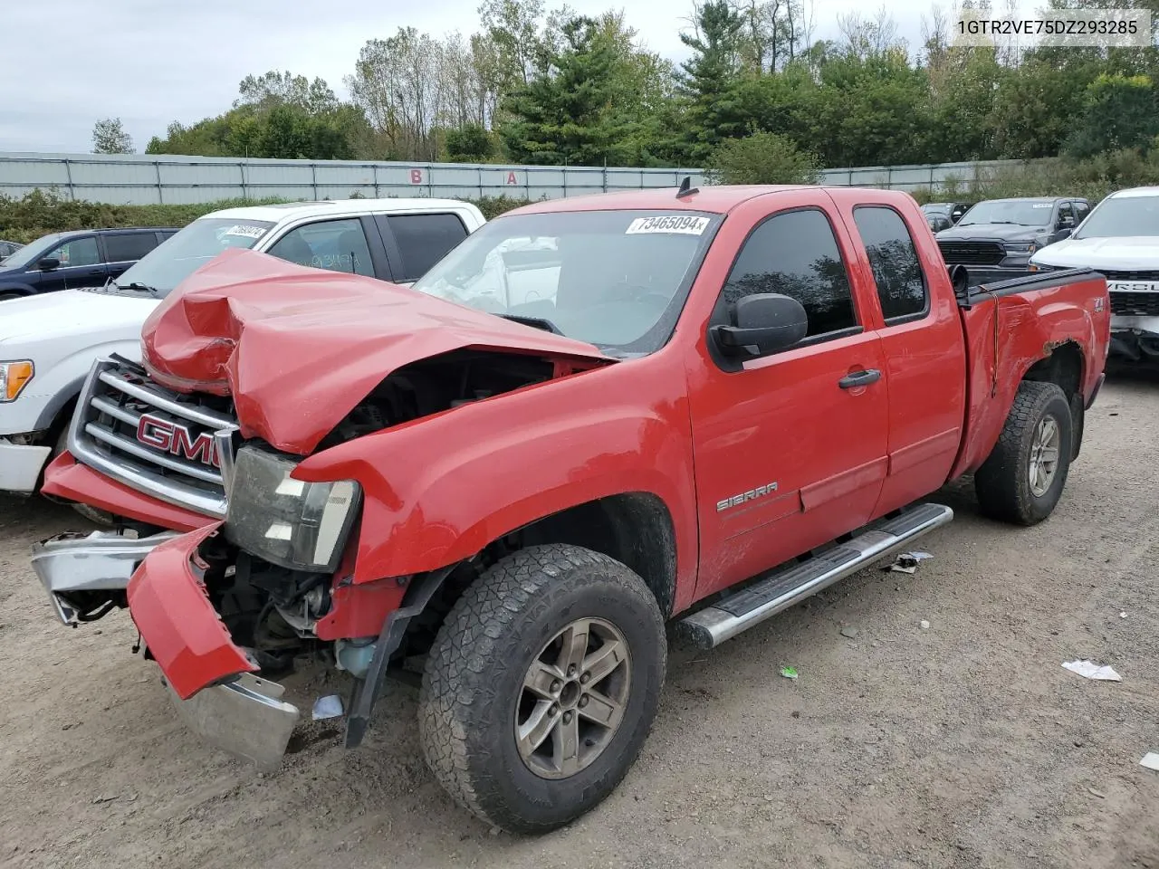 2013 GMC Sierra K1500 Sle VIN: 1GTR2VE75DZ293285 Lot: 73465094