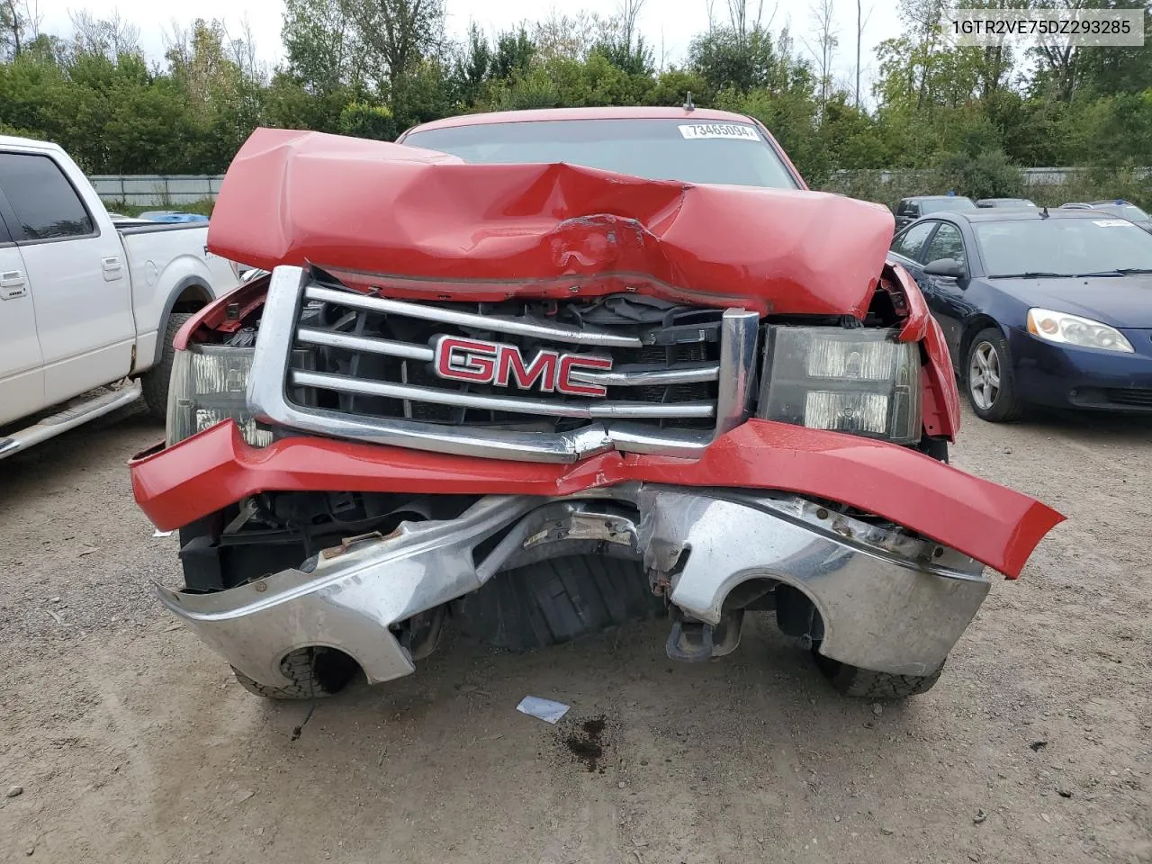 2013 GMC Sierra K1500 Sle VIN: 1GTR2VE75DZ293285 Lot: 73465094