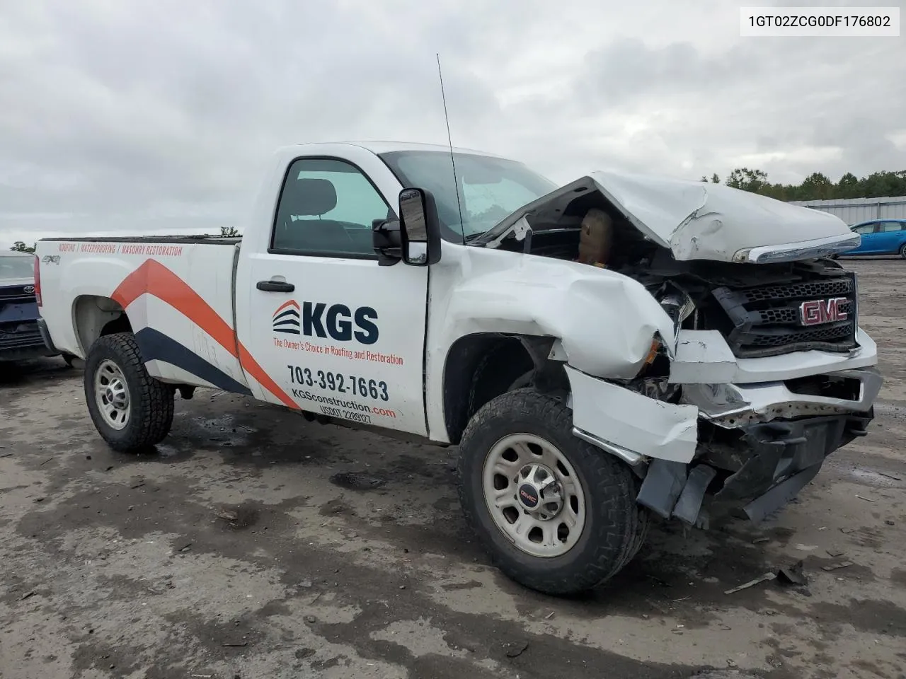 2013 GMC Sierra K2500 Heavy Duty VIN: 1GT02ZCG0DF176802 Lot: 73683844