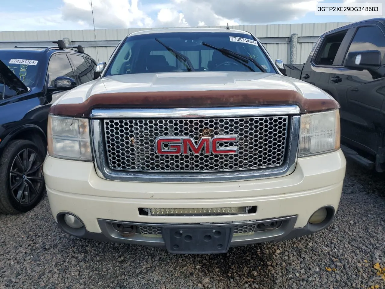 2013 GMC Sierra K1500 Denali VIN: 3GTP2XE29DG348683 Lot: 73874434