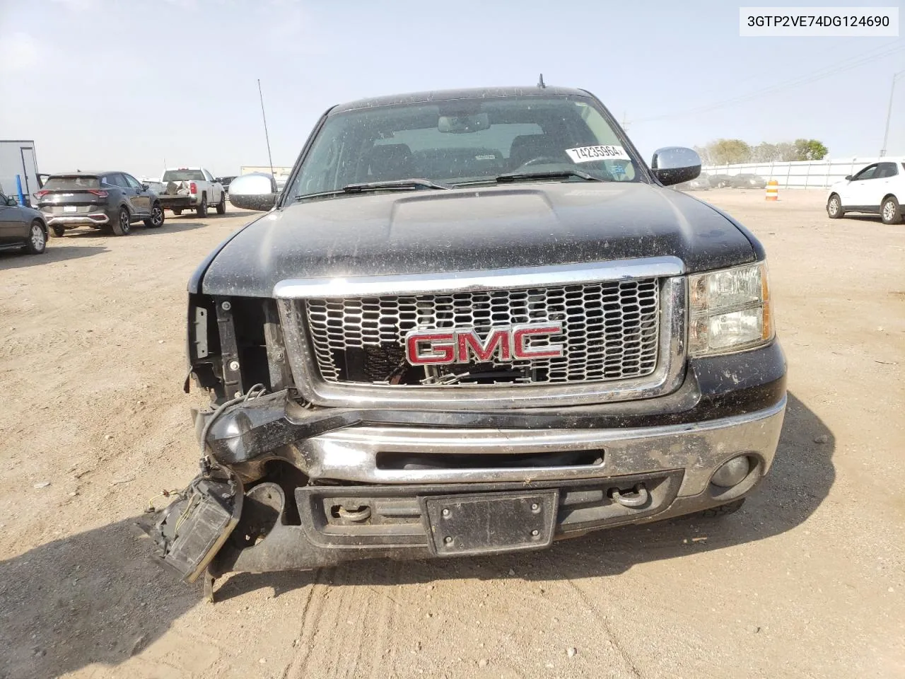 2013 GMC Sierra K1500 Sle VIN: 3GTP2VE74DG124690 Lot: 74235964