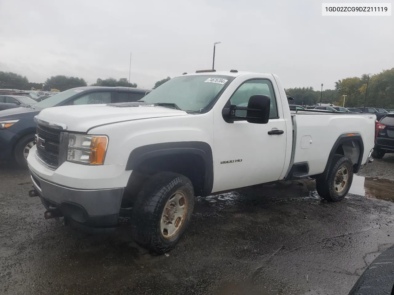 2013 GMC Sierra K2500 Heavy Duty VIN: 1GD02ZCG9DZ211119 Lot: 74676704