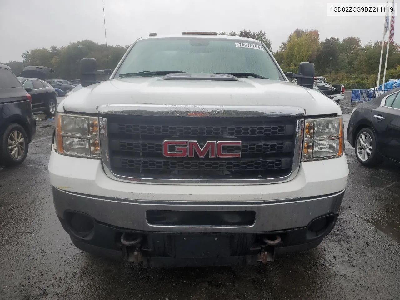 2013 GMC Sierra K2500 Heavy Duty VIN: 1GD02ZCG9DZ211119 Lot: 74676704