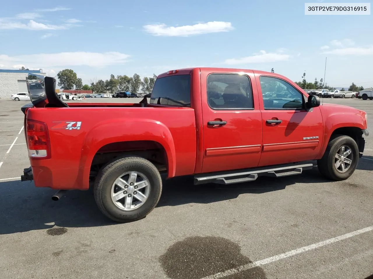 2013 GMC Sierra K1500 Sle VIN: 3GTP2VE79DG316915 Lot: 74687174