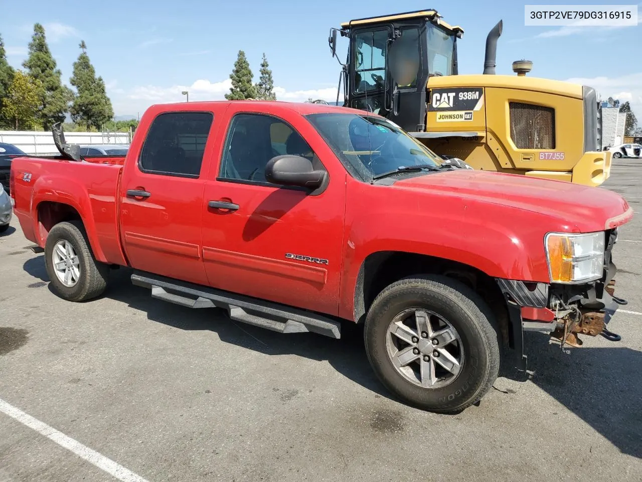 2013 GMC Sierra K1500 Sle VIN: 3GTP2VE79DG316915 Lot: 74687174