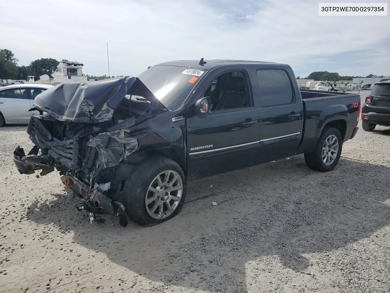 2013 GMC Sierra K1500 Slt VIN: 3GTP2WE70DG297354 Lot: 74919024