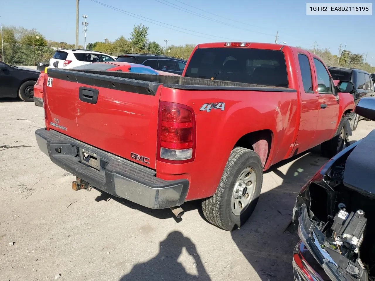 2013 GMC Sierra K1500 VIN: 1GTR2TEA8DZ116195 Lot: 74989414