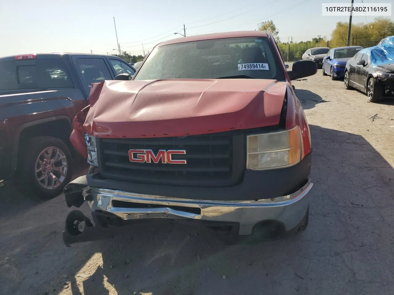 2013 GMC Sierra K1500 VIN: 1GTR2TEA8DZ116195 Lot: 74989414