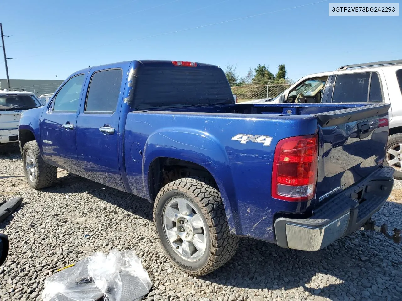 2013 GMC Sierra K1500 Sle VIN: 3GTP2VE73DG242293 Lot: 75099984