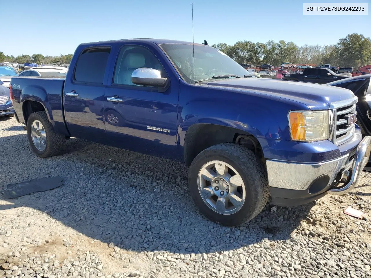 2013 GMC Sierra K1500 Sle VIN: 3GTP2VE73DG242293 Lot: 75099984