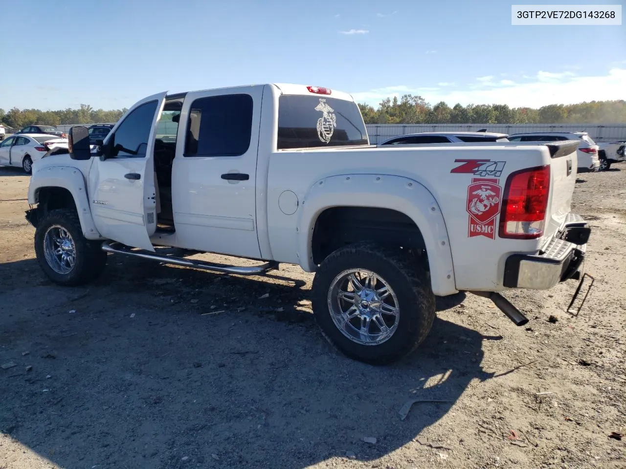 2013 GMC Sierra K1500 Sle VIN: 3GTP2VE72DG143268 Lot: 75229604