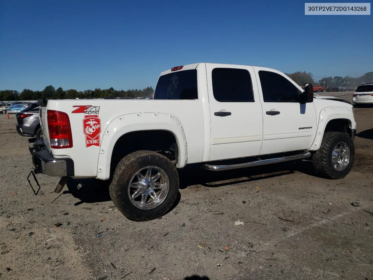 2013 GMC Sierra K1500 Sle VIN: 3GTP2VE72DG143268 Lot: 75229604