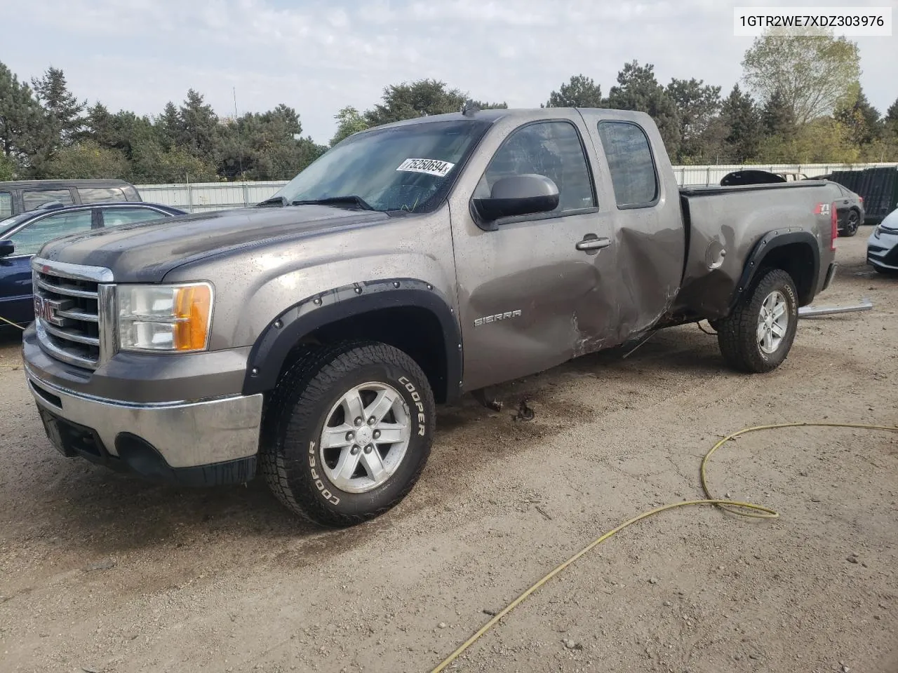 2013 GMC Sierra K1500 Slt VIN: 1GTR2WE7XDZ303976 Lot: 75250694