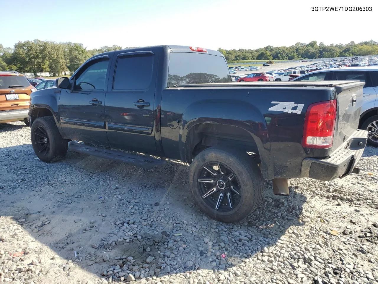 2013 GMC Sierra K1500 Slt VIN: 3GTP2WE71DG206303 Lot: 75590354