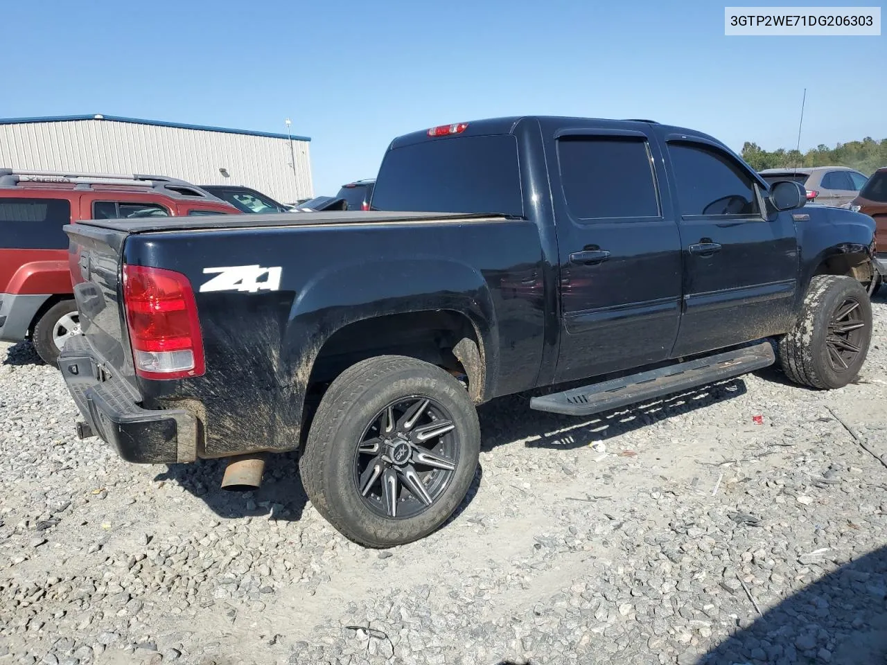 2013 GMC Sierra K1500 Slt VIN: 3GTP2WE71DG206303 Lot: 75590354