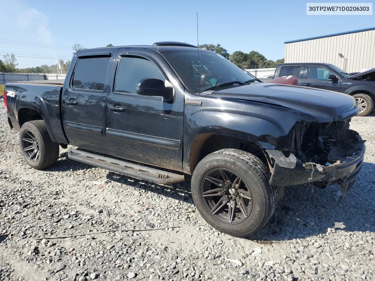 2013 GMC Sierra K1500 Slt VIN: 3GTP2WE71DG206303 Lot: 75590354