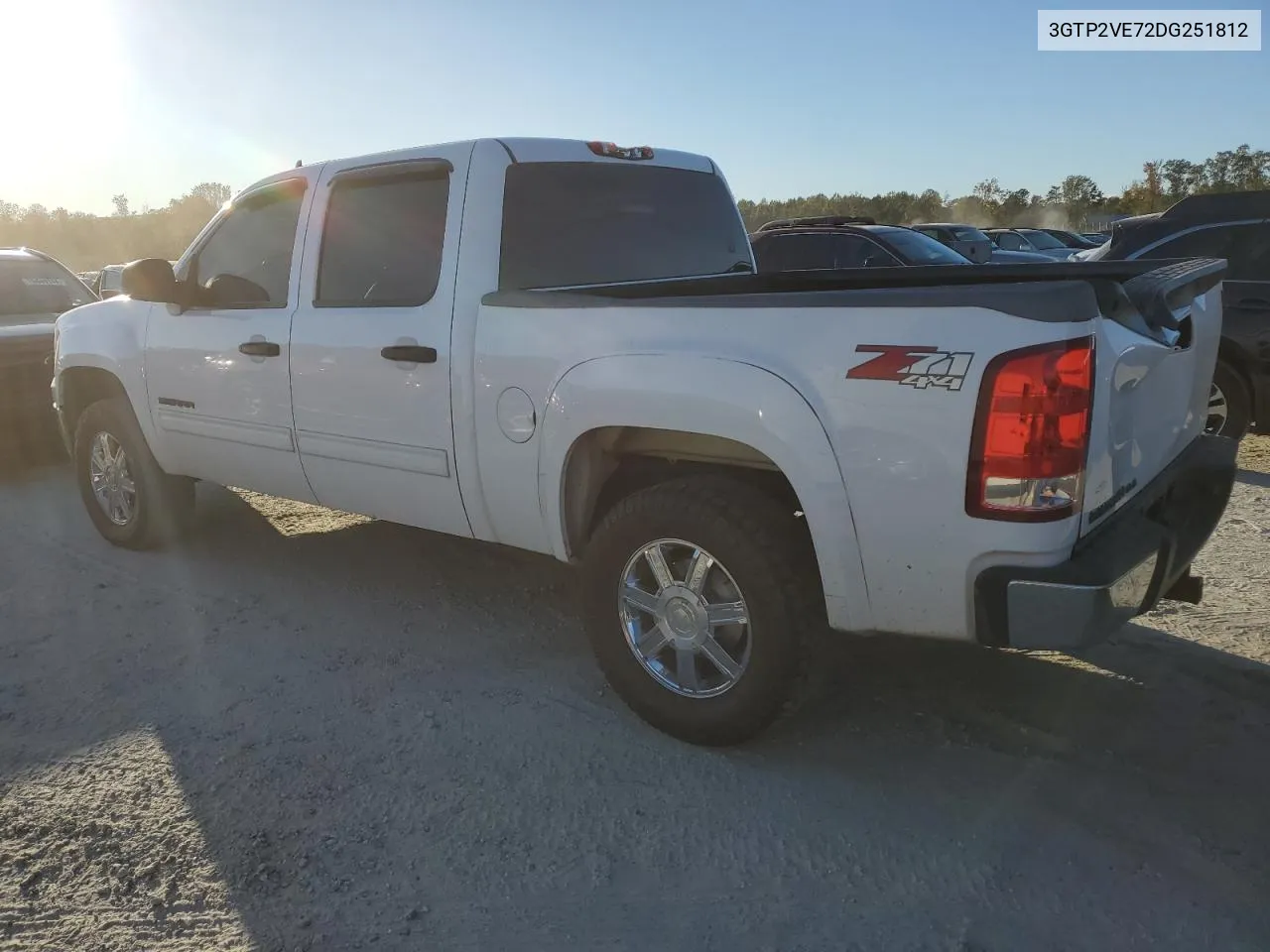 2013 GMC Sierra K1500 Sle VIN: 3GTP2VE72DG251812 Lot: 75600294