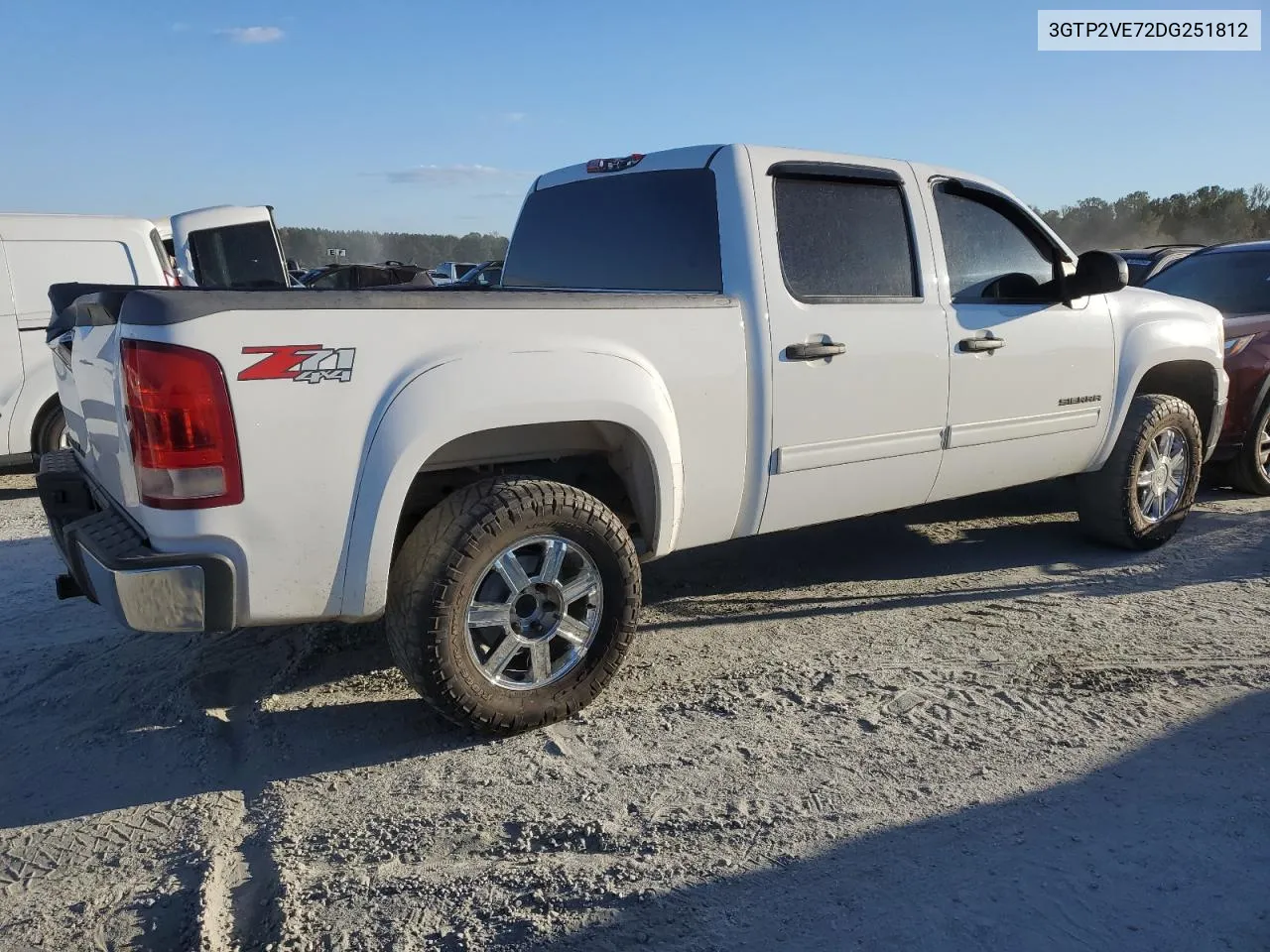 2013 GMC Sierra K1500 Sle VIN: 3GTP2VE72DG251812 Lot: 75600294