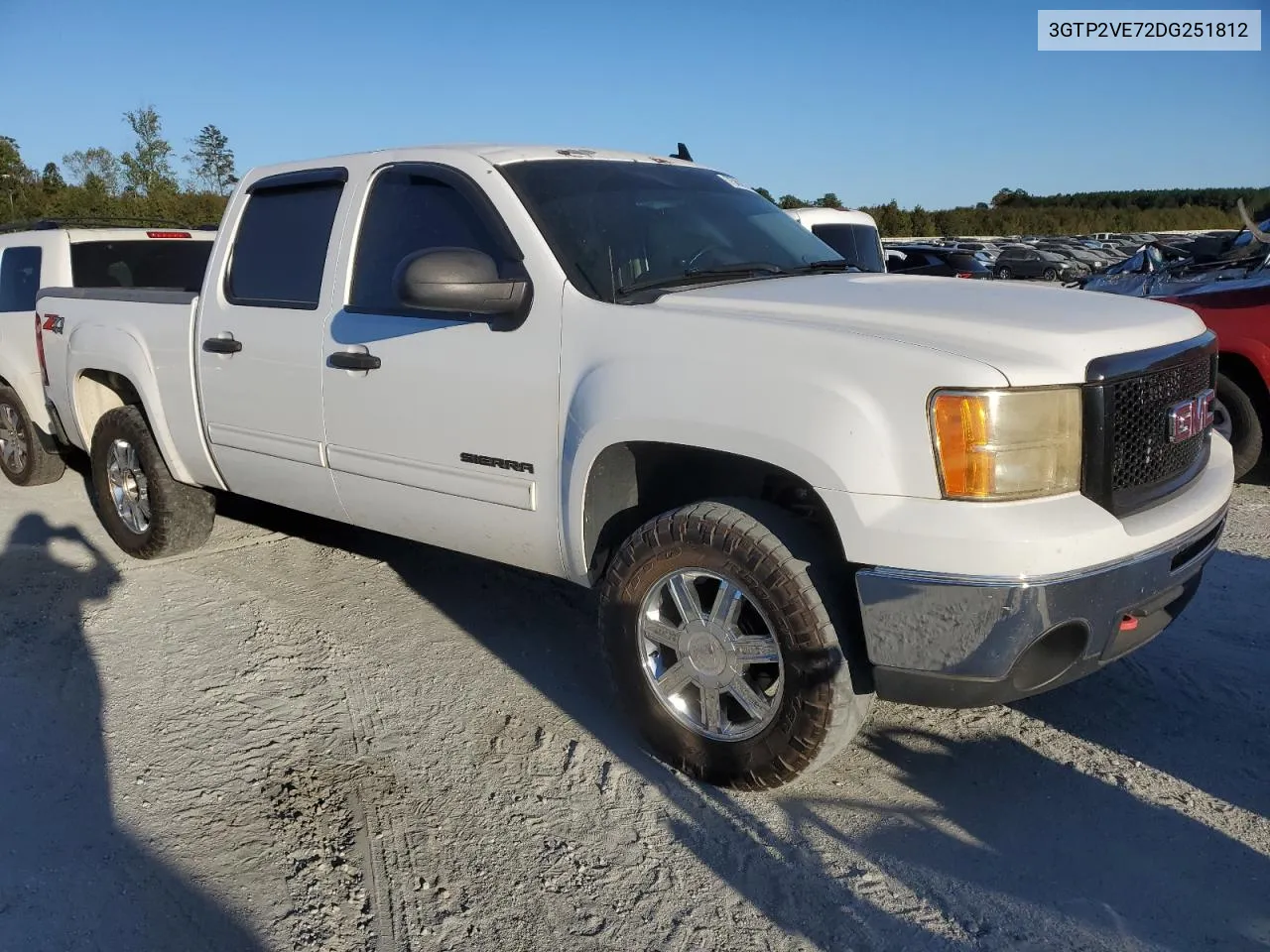 2013 GMC Sierra K1500 Sle VIN: 3GTP2VE72DG251812 Lot: 75600294