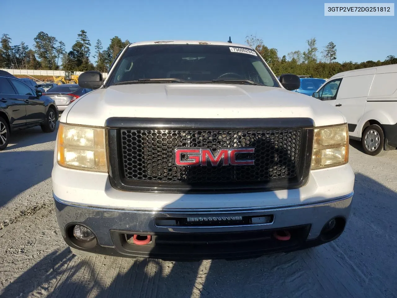 2013 GMC Sierra K1500 Sle VIN: 3GTP2VE72DG251812 Lot: 75600294