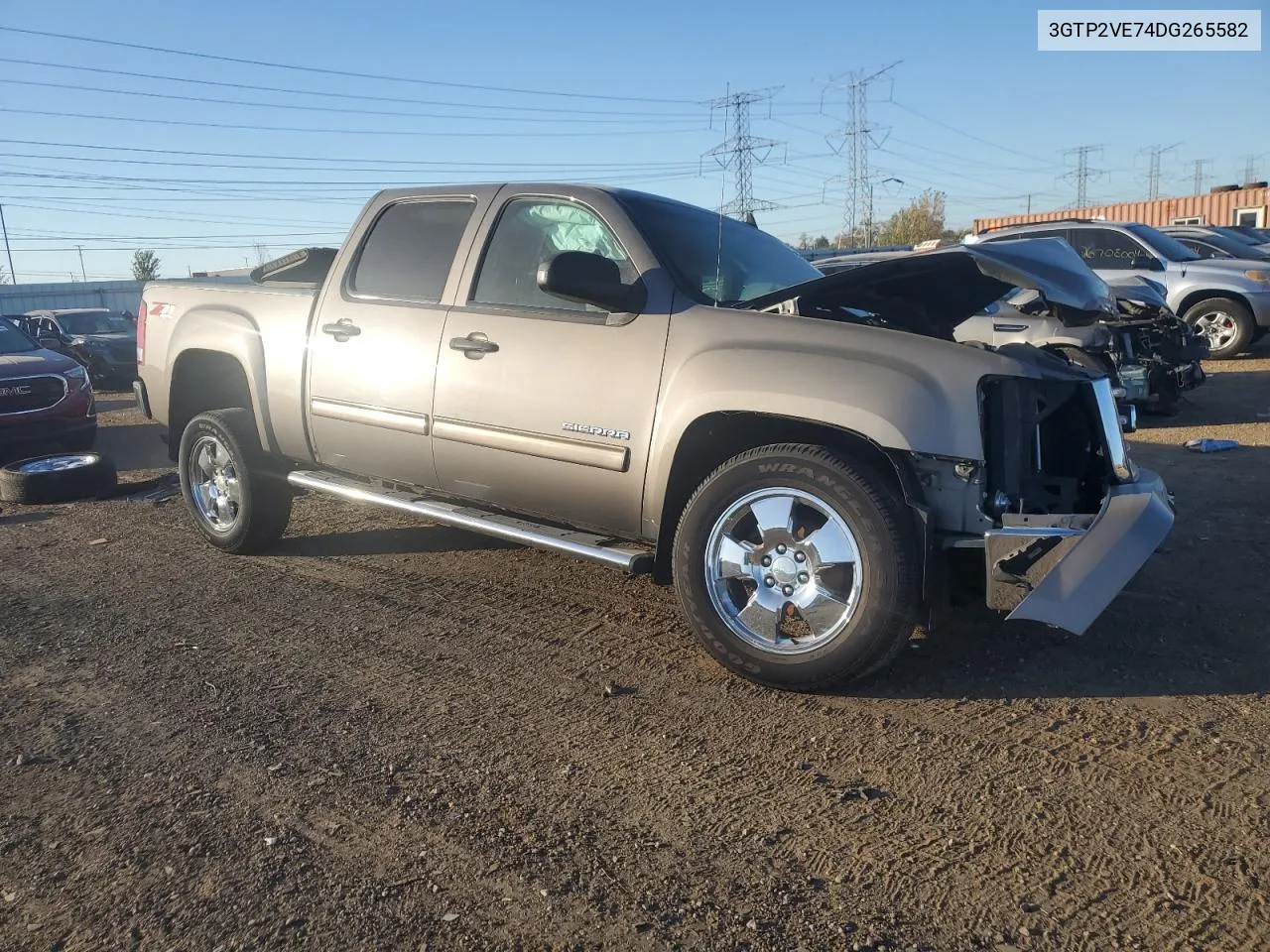 2013 GMC Sierra K1500 Sle VIN: 3GTP2VE74DG265582 Lot: 75702704