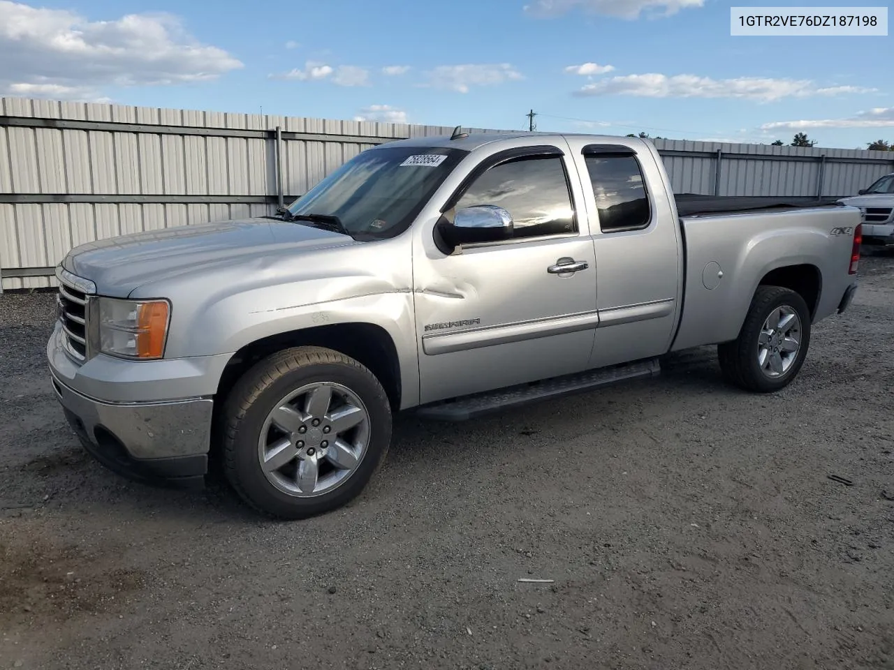 2013 GMC Sierra K1500 Sle VIN: 1GTR2VE76DZ187198 Lot: 75828564