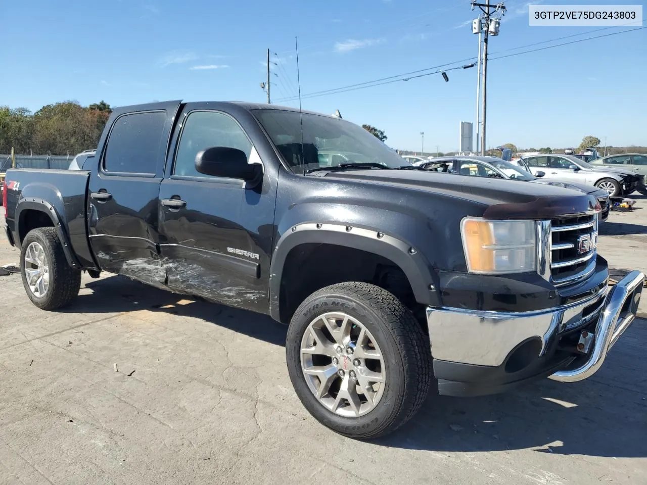 2013 GMC Sierra K1500 Sle VIN: 3GTP2VE75DG243803 Lot: 76074924