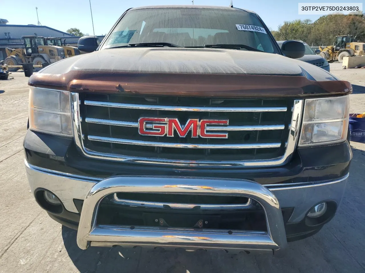 2013 GMC Sierra K1500 Sle VIN: 3GTP2VE75DG243803 Lot: 76074924