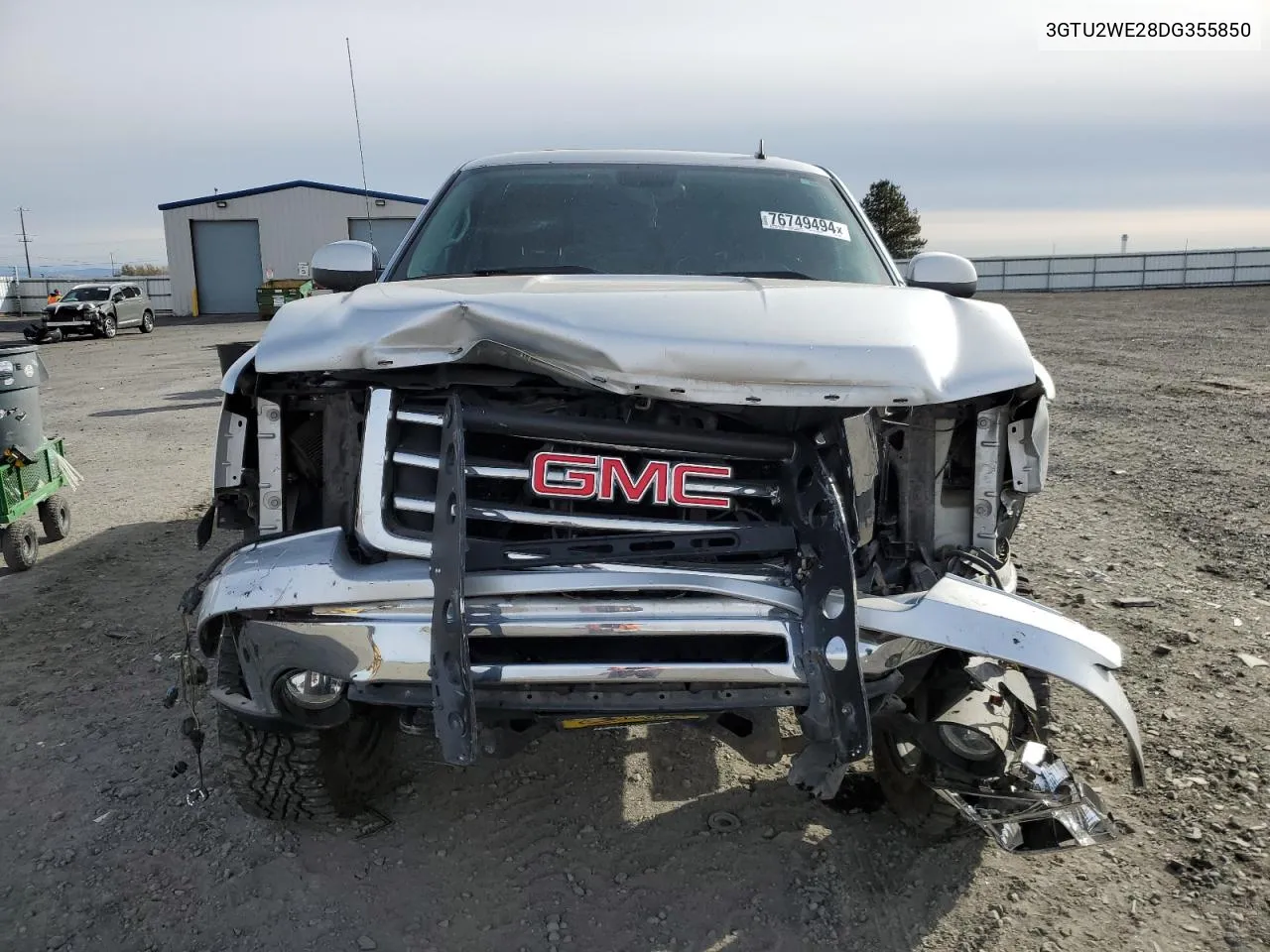 2013 GMC Sierra K1500 Slt VIN: 3GTU2WE28DG355850 Lot: 76749494