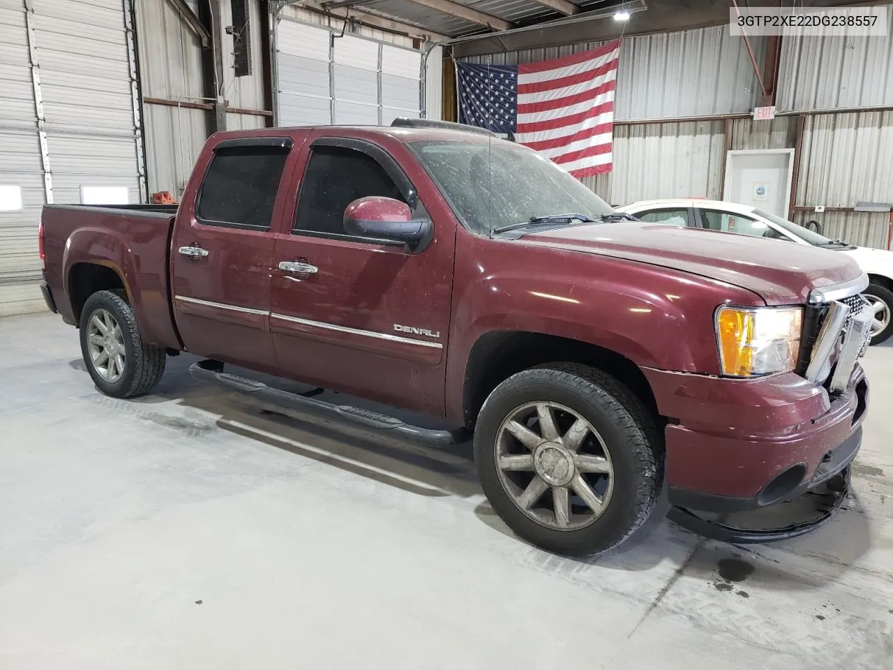 2013 GMC Sierra K1500 Denali VIN: 3GTP2XE22DG238557 Lot: 76749874