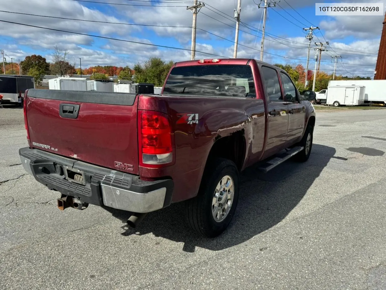 2013 GMC Sierra K2500 Sle VIN: 1GT120CG5DF162698 Lot: 76833424