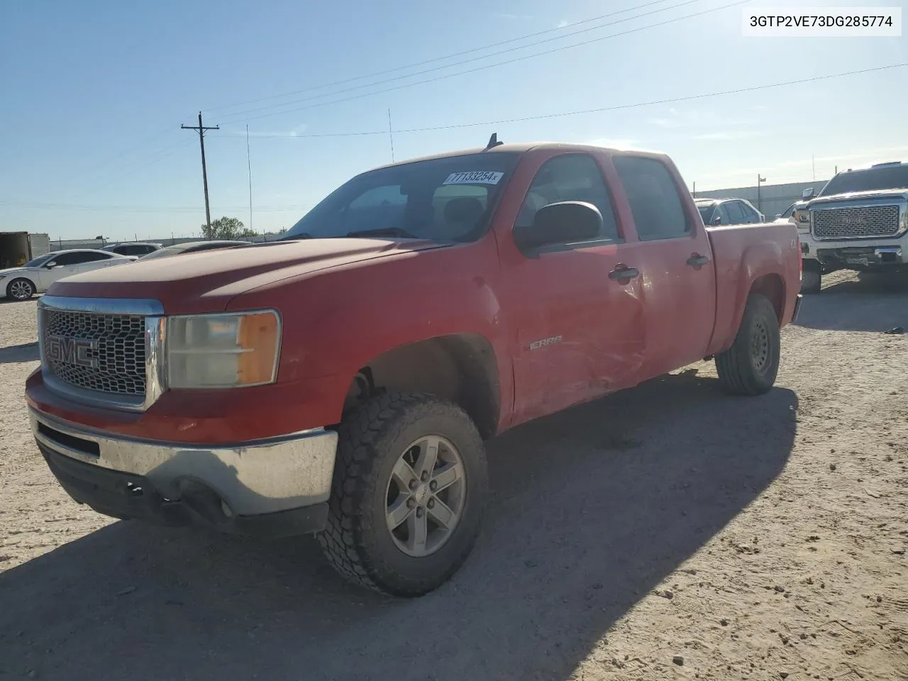 2013 GMC Sierra K1500 Sle VIN: 3GTP2VE73DG285774 Lot: 77133254