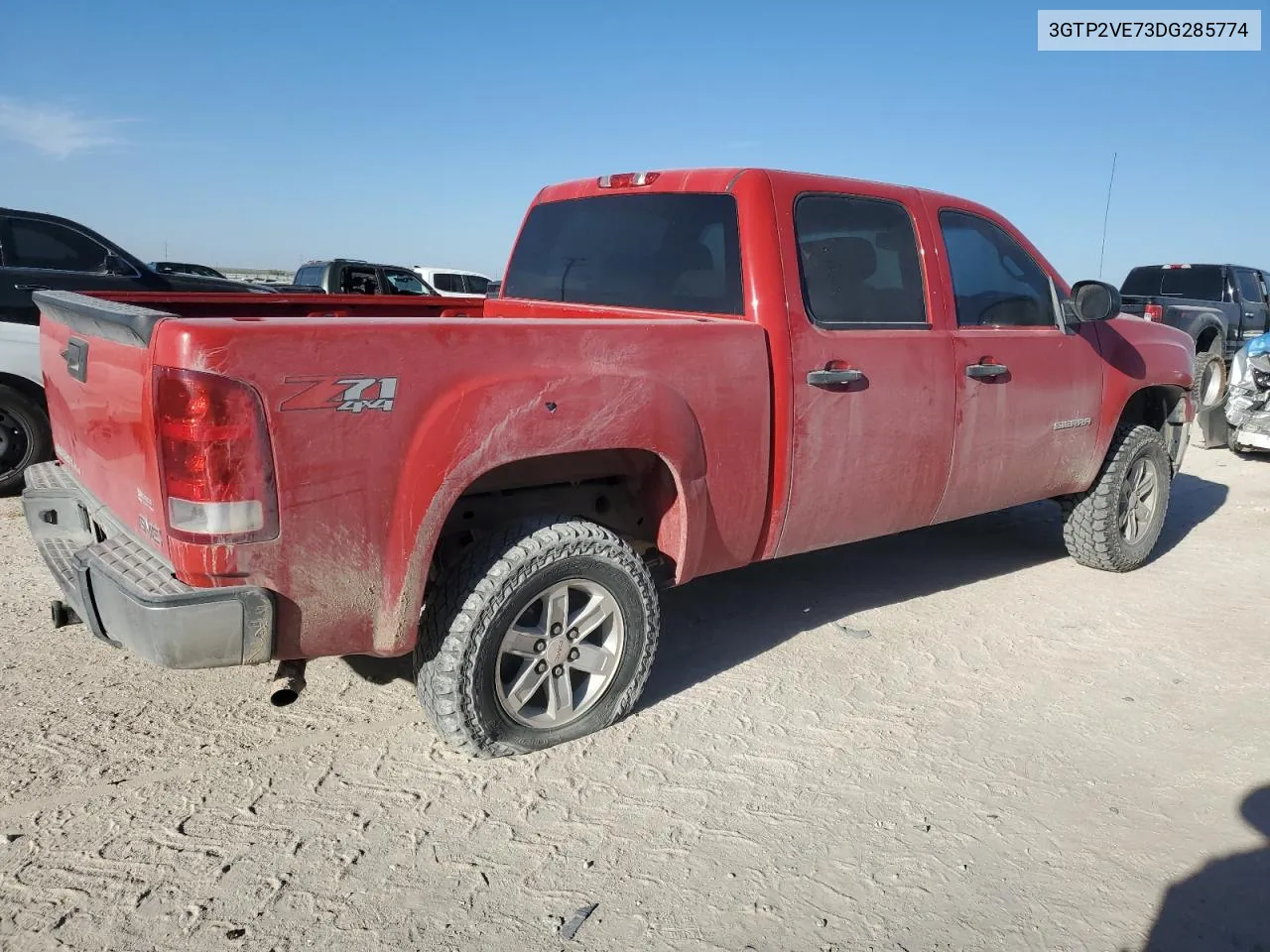 2013 GMC Sierra K1500 Sle VIN: 3GTP2VE73DG285774 Lot: 77133254