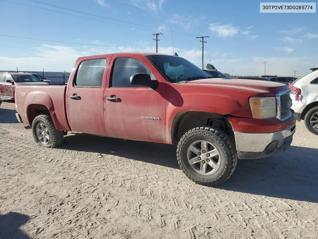 2013 GMC Sierra K1500 Sle VIN: 3GTP2VE73DG285774 Lot: 77133254