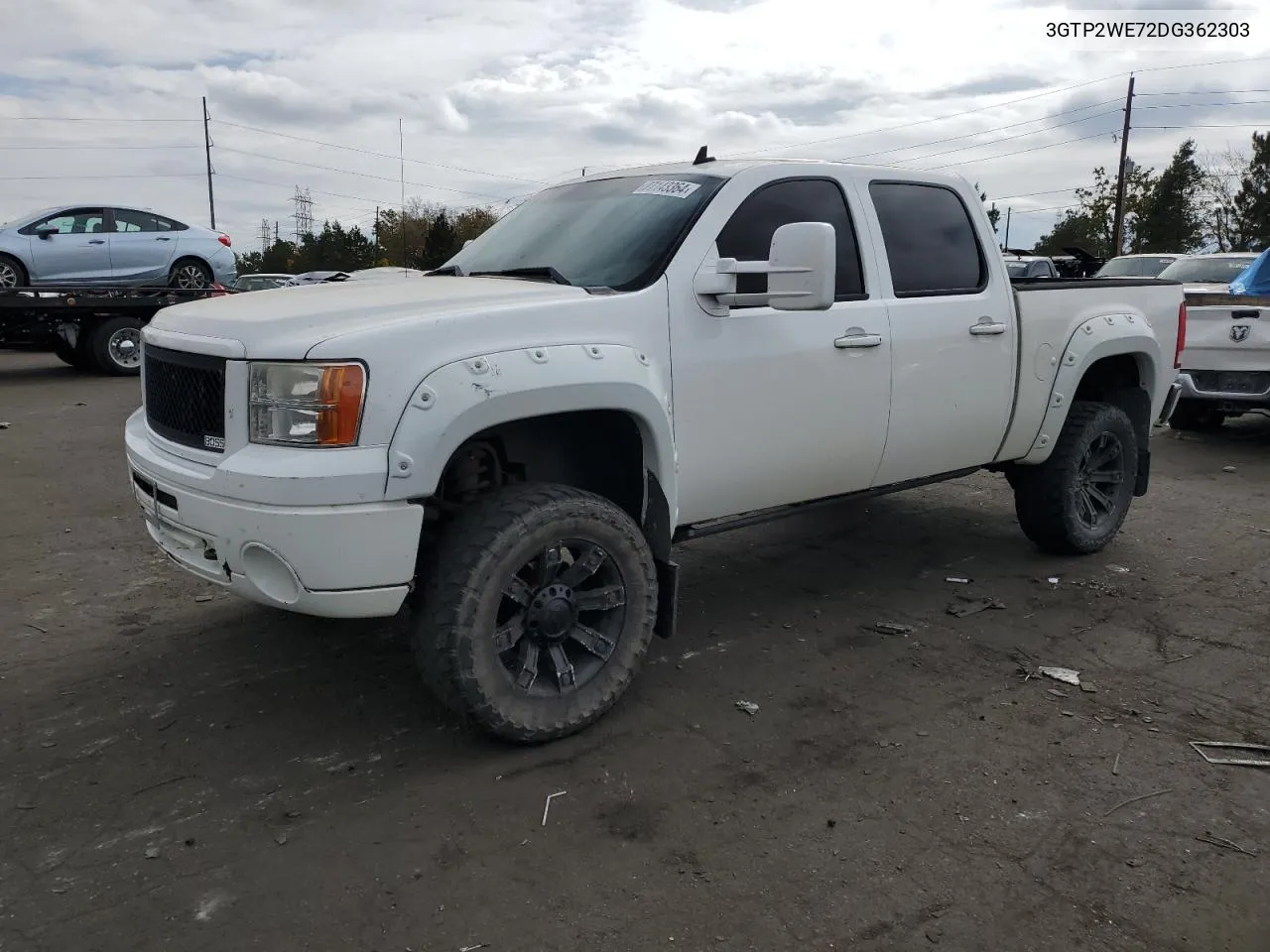 2013 GMC Sierra K1500 Slt VIN: 3GTP2WE72DG362303 Lot: 77143364