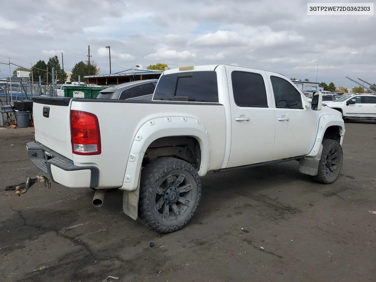 2013 GMC Sierra K1500 Slt VIN: 3GTP2WE72DG362303 Lot: 77143364