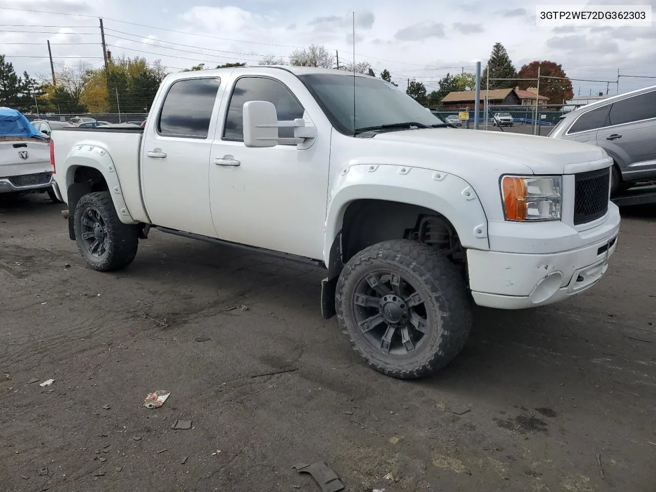 2013 GMC Sierra K1500 Slt VIN: 3GTP2WE72DG362303 Lot: 77143364