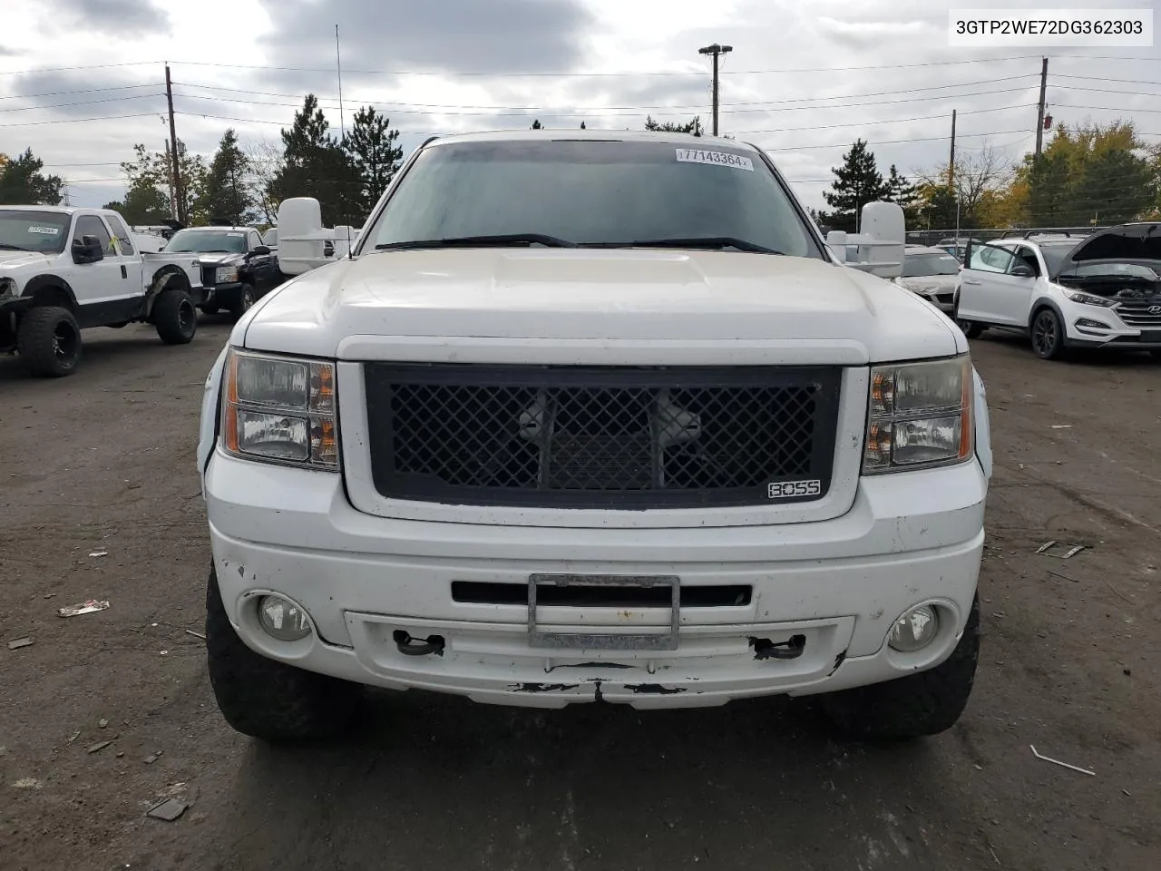 2013 GMC Sierra K1500 Slt VIN: 3GTP2WE72DG362303 Lot: 77143364