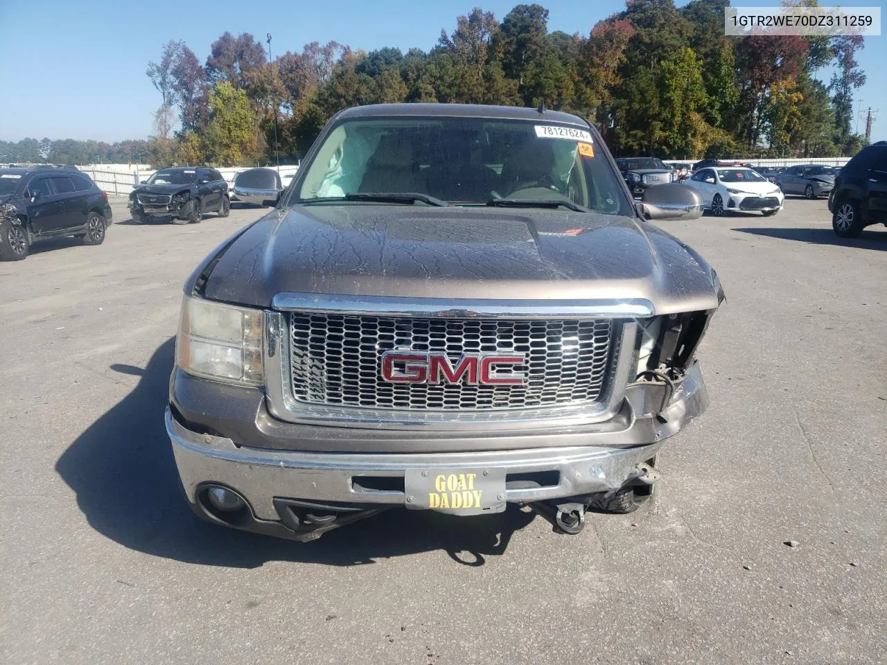 2013 GMC Sierra K1500 Slt VIN: 1GTR2WE70DZ311259 Lot: 78127624