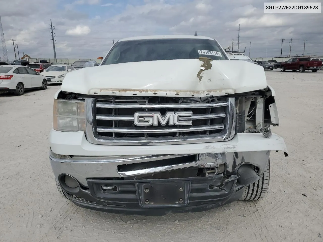 2013 GMC Sierra K1500 Slt VIN: 3GTP2WE22DG189628 Lot: 78503114