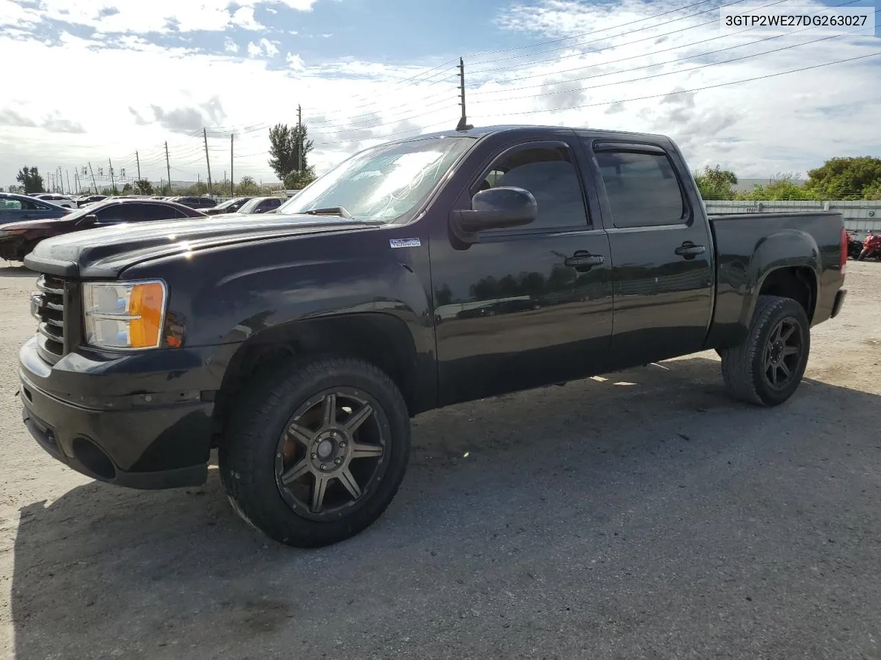 2013 GMC Sierra K1500 Slt VIN: 3GTP2WE27DG263027 Lot: 81703433