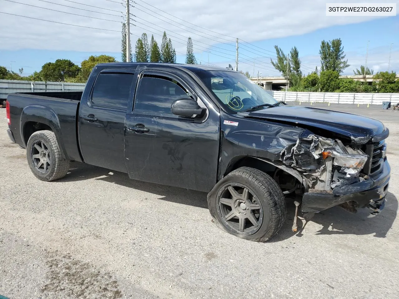 2013 GMC Sierra K1500 Slt VIN: 3GTP2WE27DG263027 Lot: 81703433