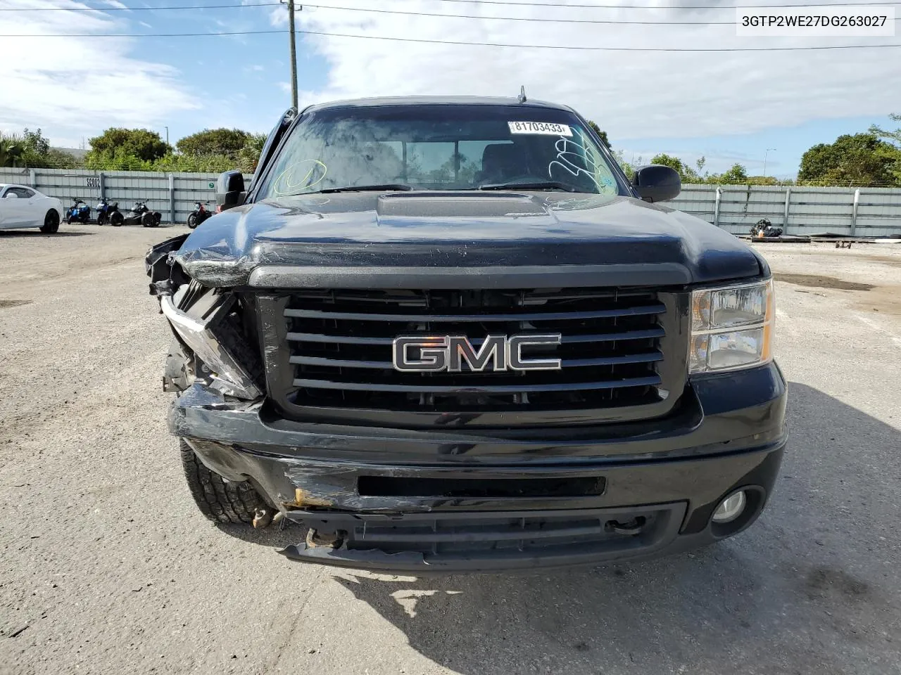 3GTP2WE27DG263027 2013 GMC Sierra K1500 Slt